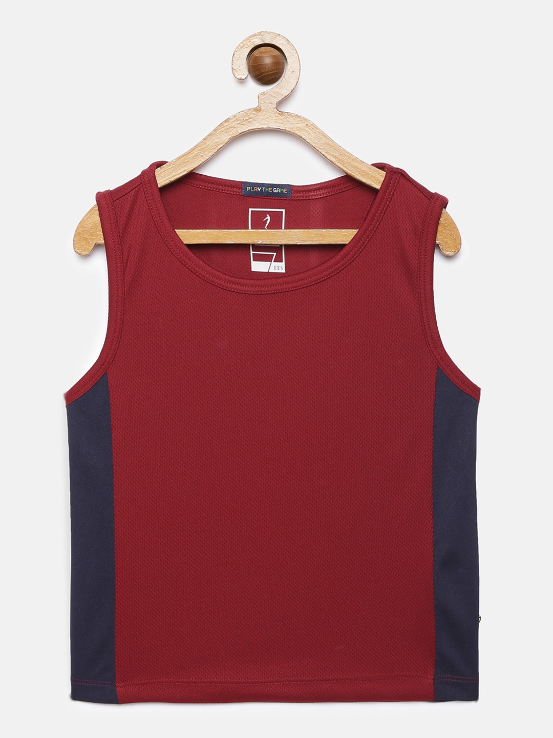 

Indian Terrain Boys Red Solid Round Neck T-shirt