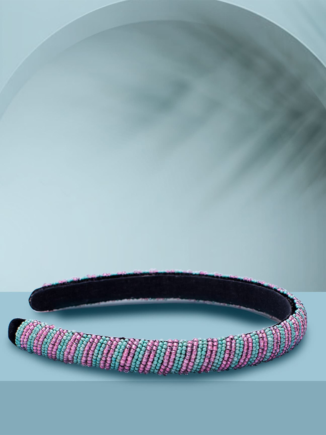 

HAIR DRAMA CO. Blue & Purple Sleek Candy Beaded Band