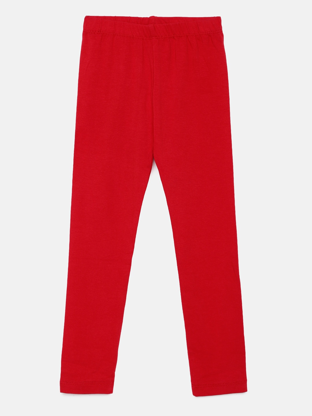 

Robinbosky Girls Red Premium Stretchable Churidar Length Leggings