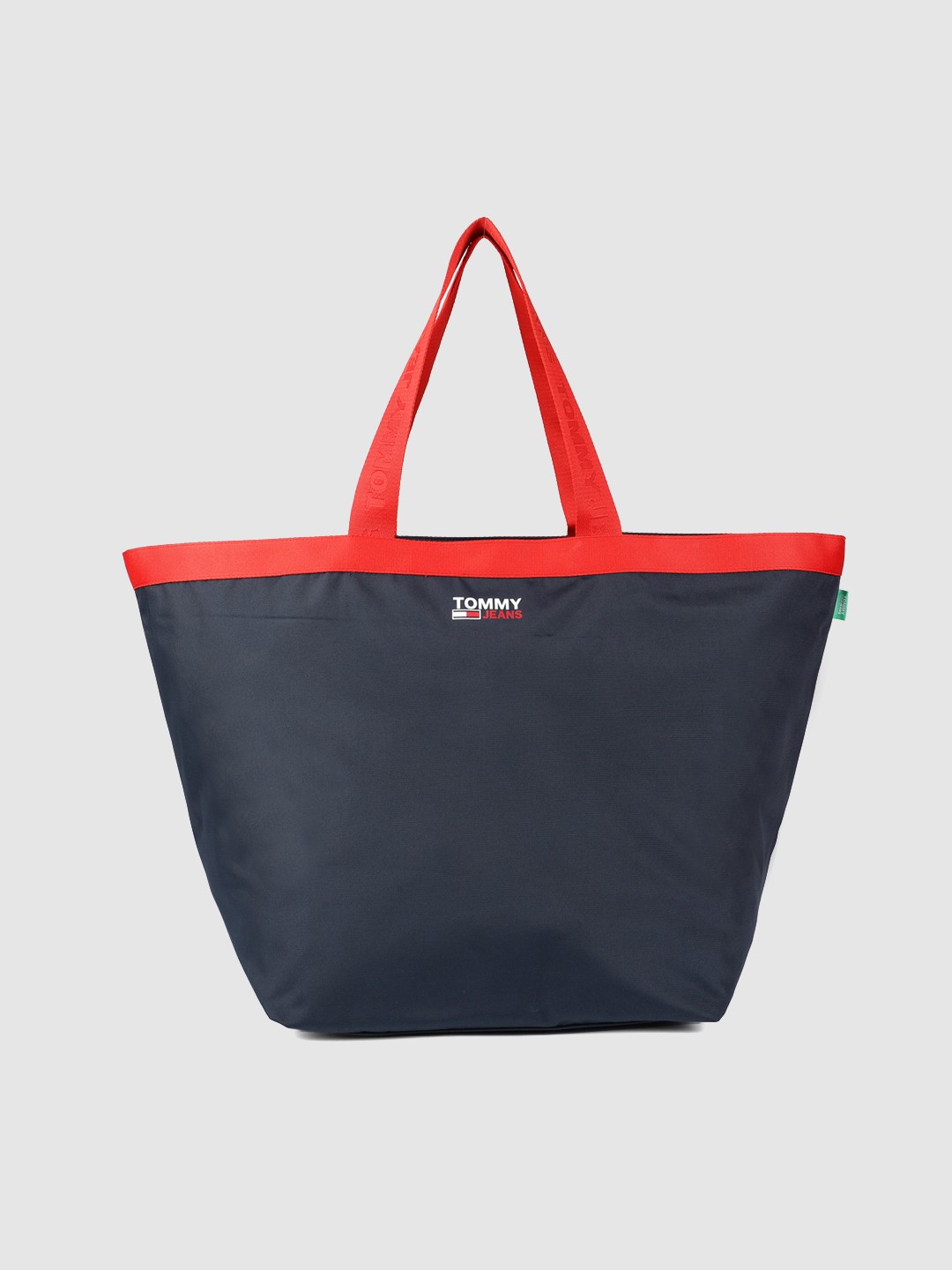 

Tommy Hilfiger Navy Blue & Red Solid CAMPUS WEEKENDER Tote Bag