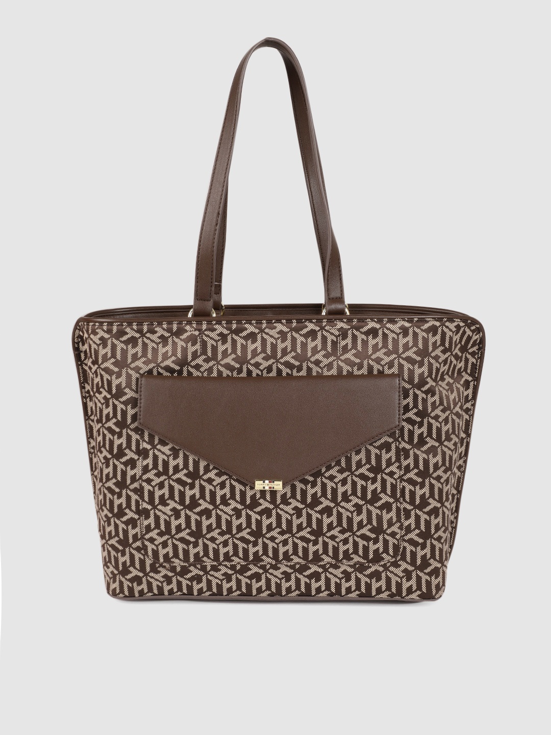 

Tommy Hilfiger Brown Printed Shoulder Bag