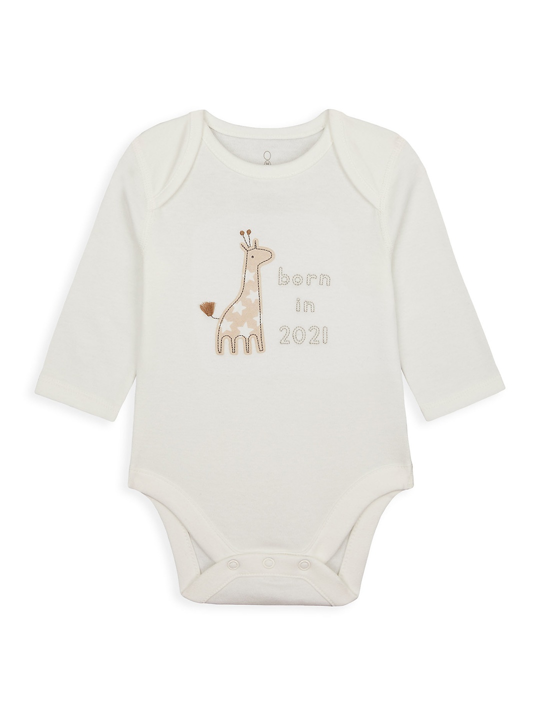 

mothercare Kids Off-White Printed Bodysuit