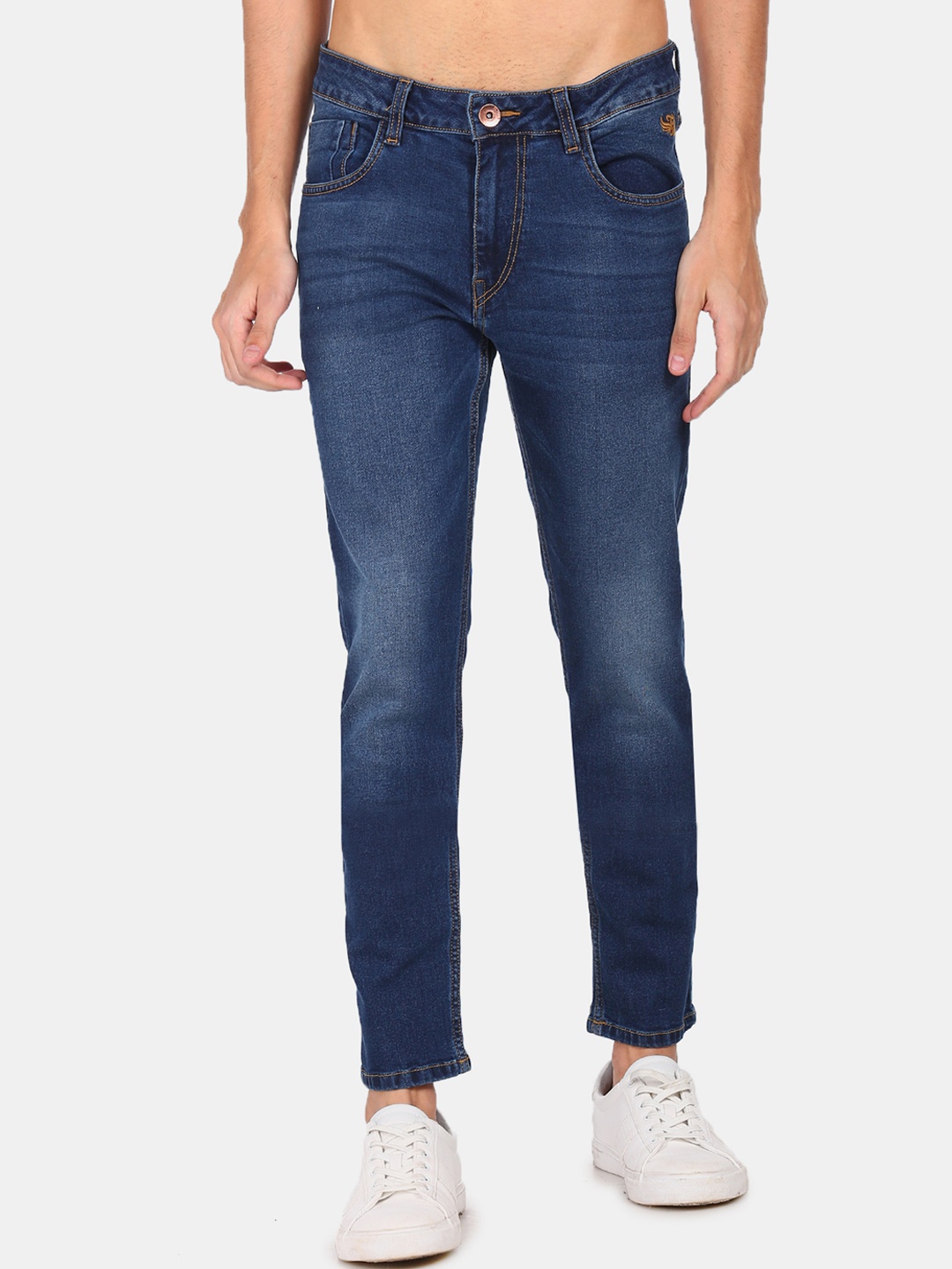 

Flying Machine Men Blue Slim Fit Mid-Rise Clean Look Jeans