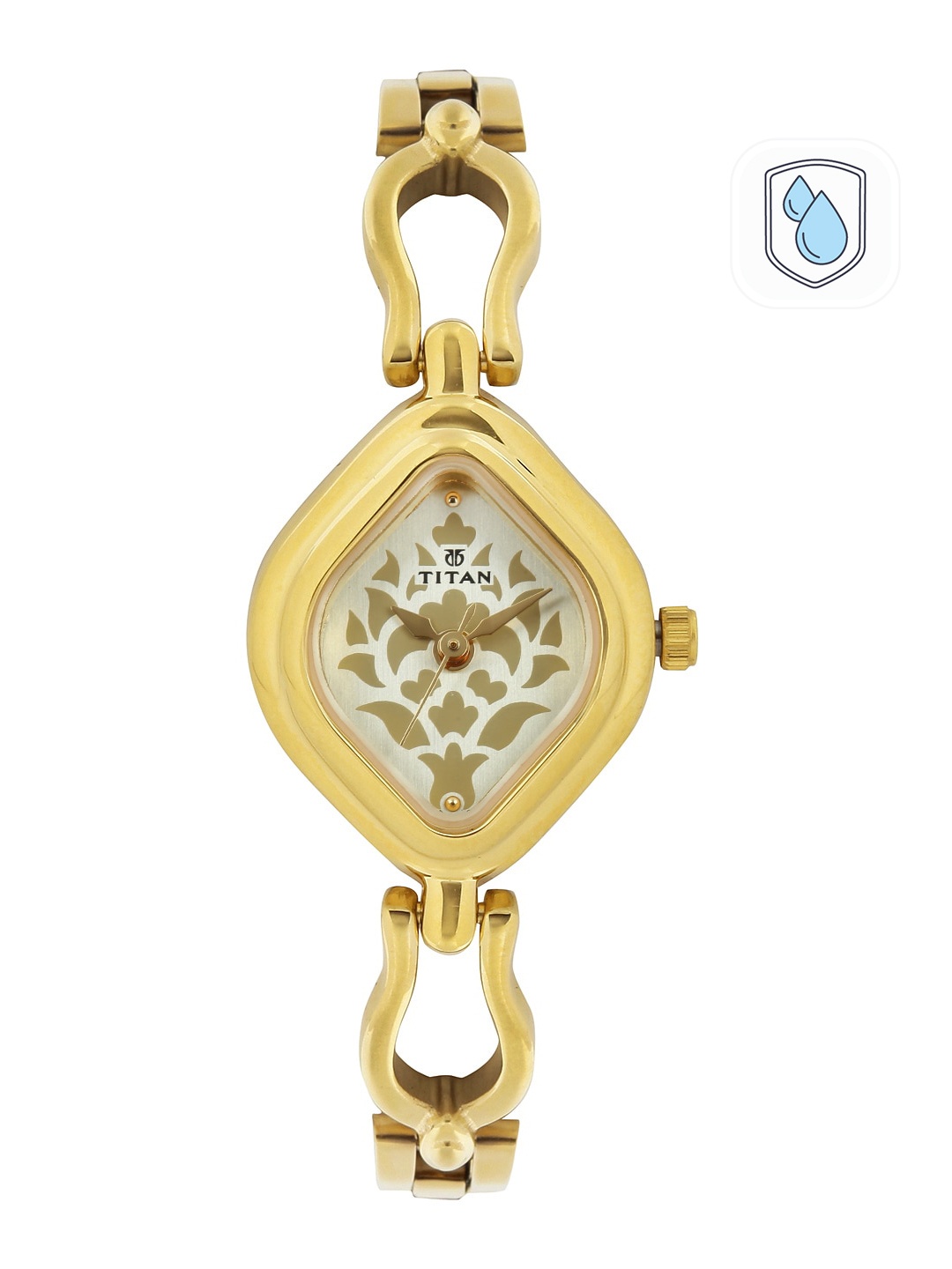 

Titan Karishma Refresher Women Gold Analogue watch NL2536YM03