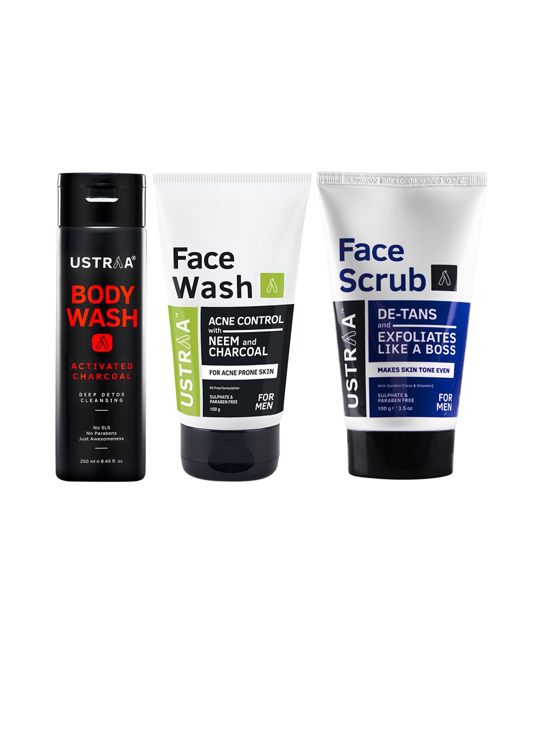 

Ustraa Men Bath & Body Gift Set, Blue