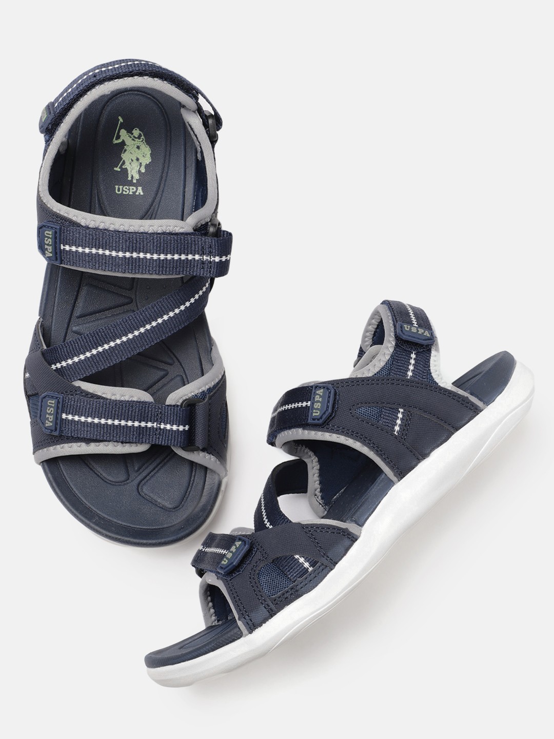 

U.S. Polo Assn. Men Navy Blue RANNY Comfort Sandals