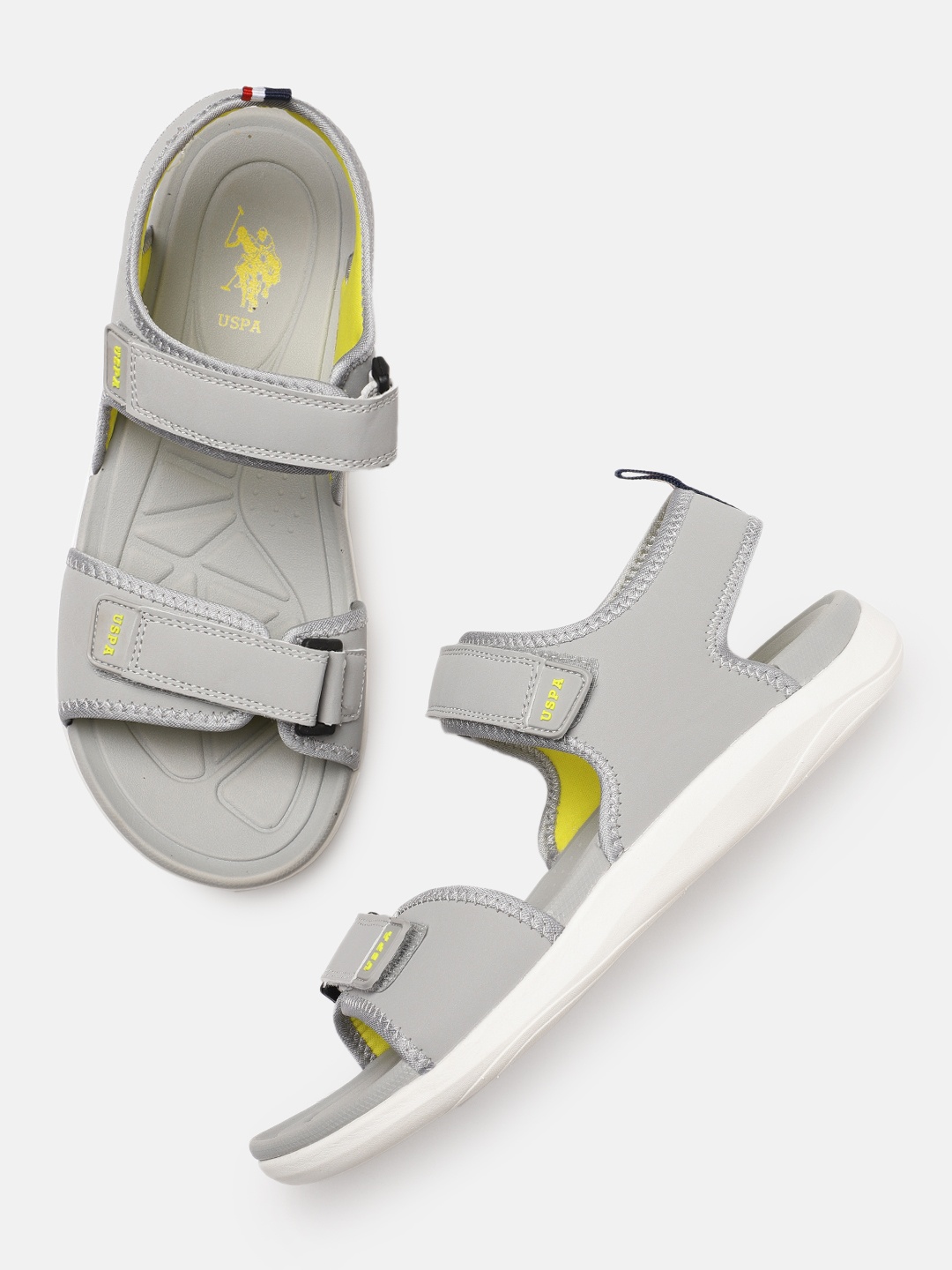 

U.S. Polo Assn. Men Grey LINSON Comfort Sandals