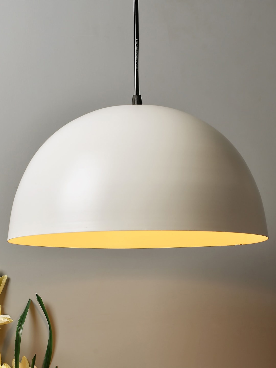 

Homesake Black & White Solid Contemporary Hanging Light