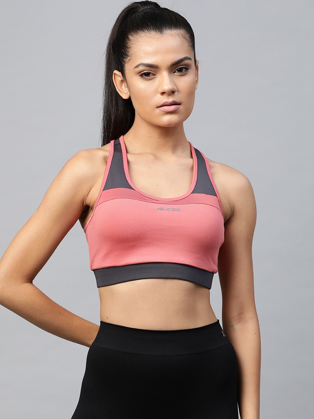 

Alcis Women Pink Full Coverage Lightly Padded Workout Bra WAA20R151530