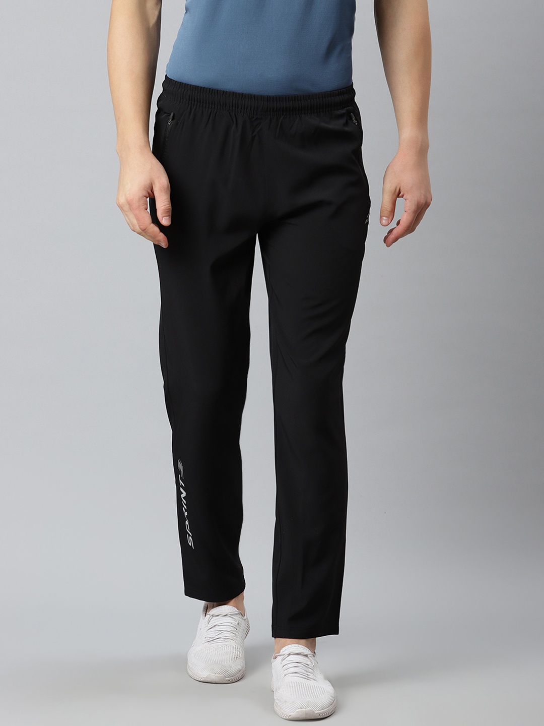 

Alcis Men Black Solid Track Pants