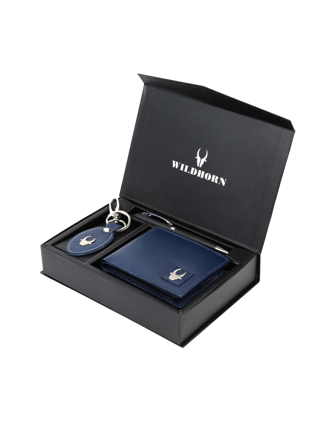 

WildHorn Men Accessory Gift Set, Blue
