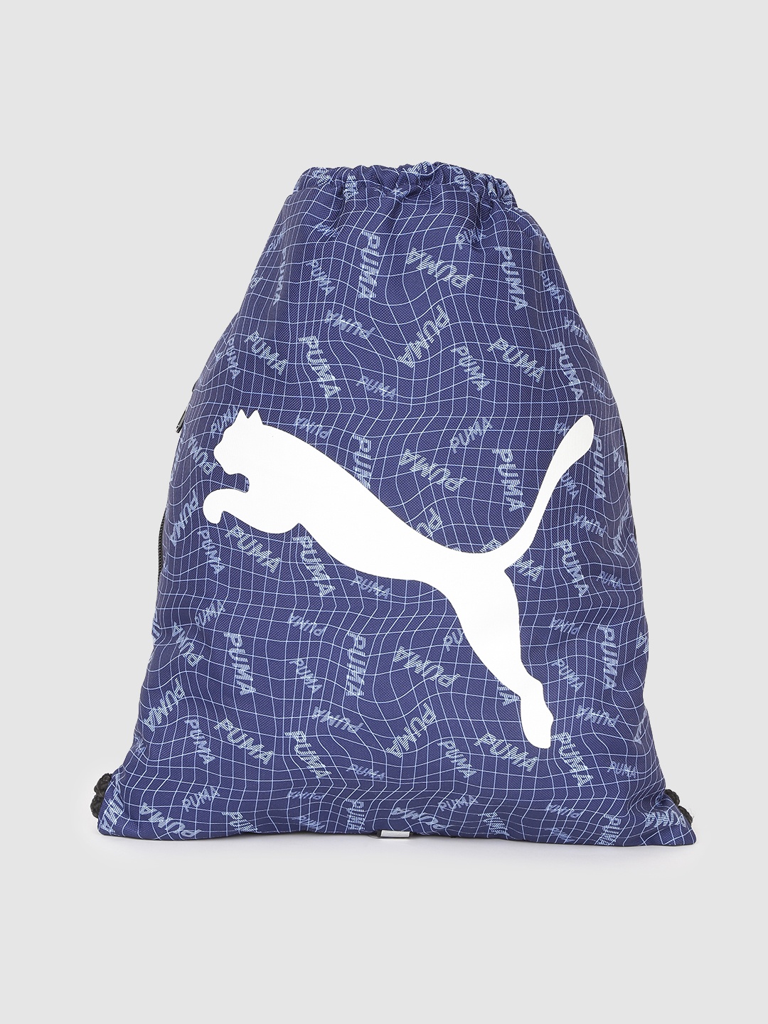 

Puma Unisex Blue & White Beta Brand Logo Gym Sack