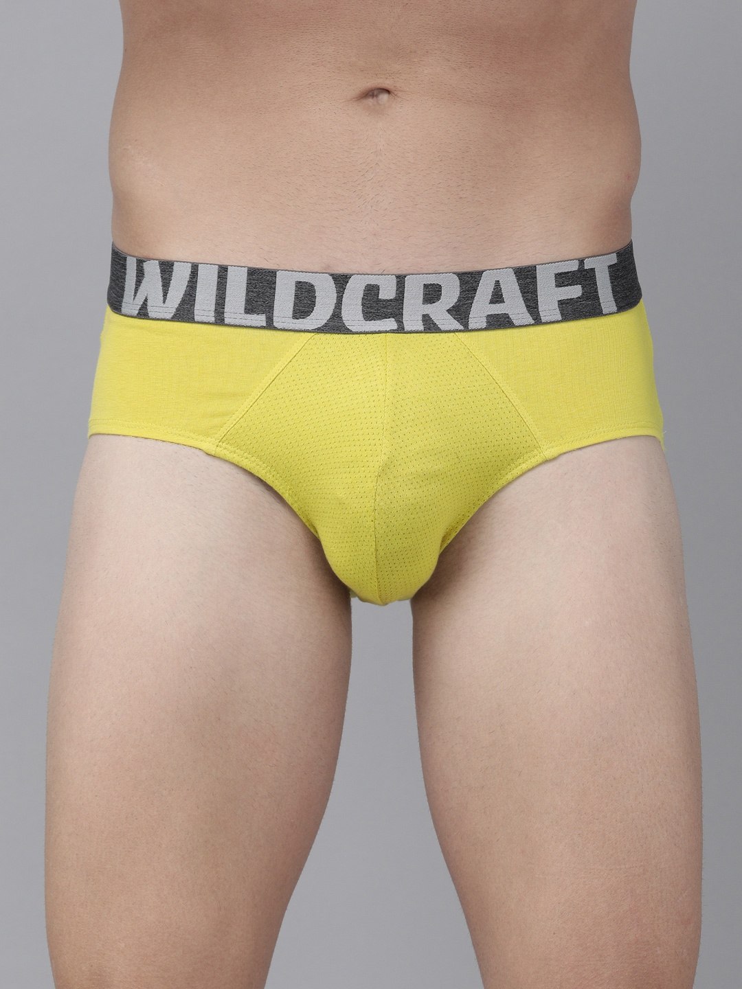 

Wildcraft Men Yellow Solid Antimicrobial Antiodour Briefs 8903338321040