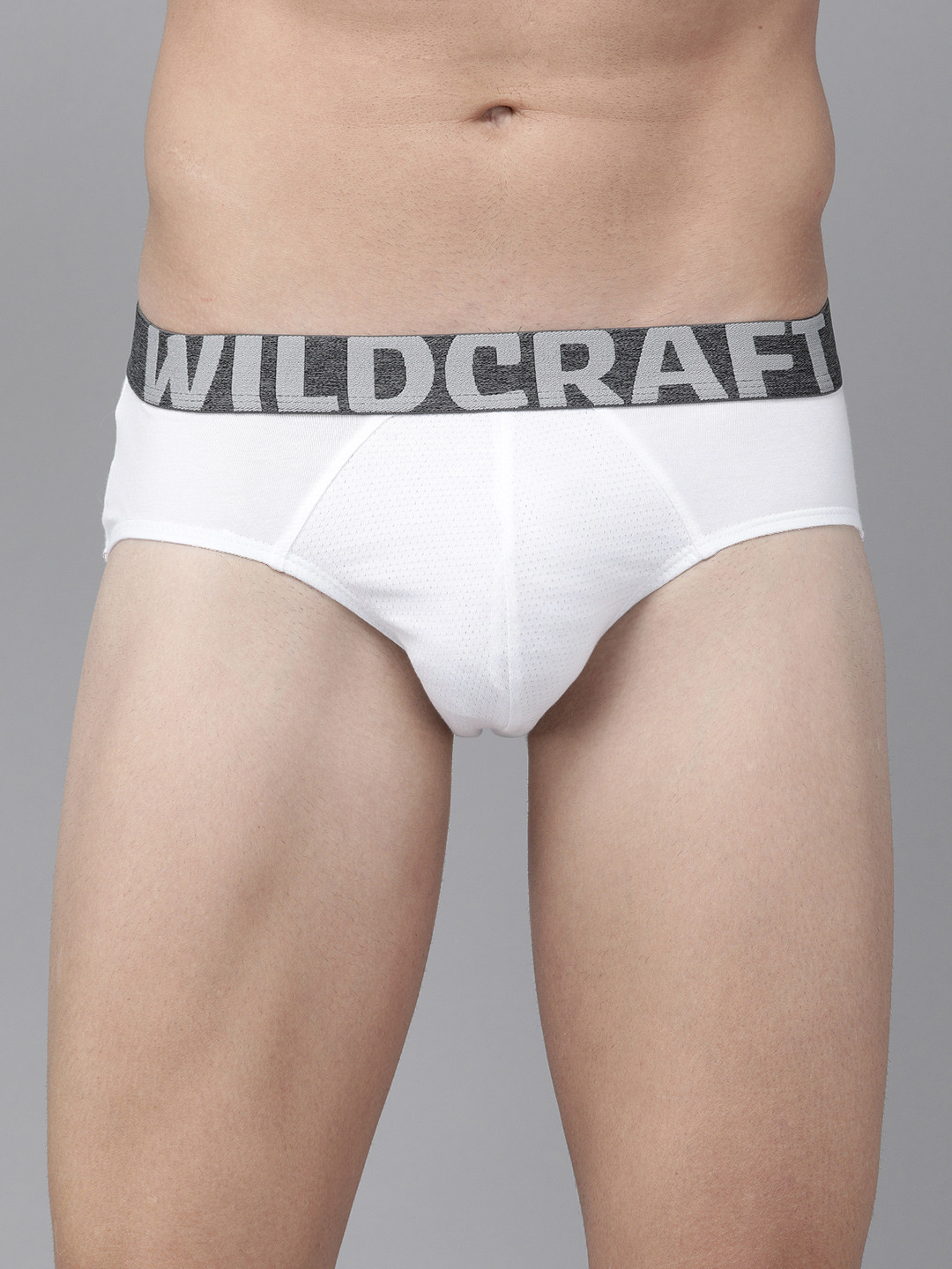 

Wildcraft Men White Solid Antimicrobial Antiodour Briefs 8903338321132