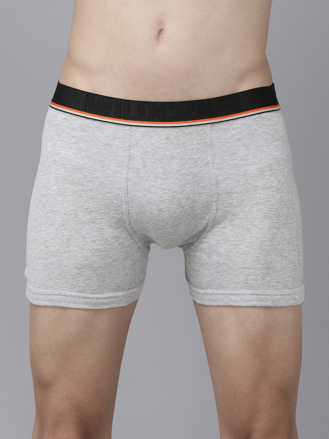

Wildcraft Men Grey Solid Antimicrobial Antiodour Trunks- 8903338321736