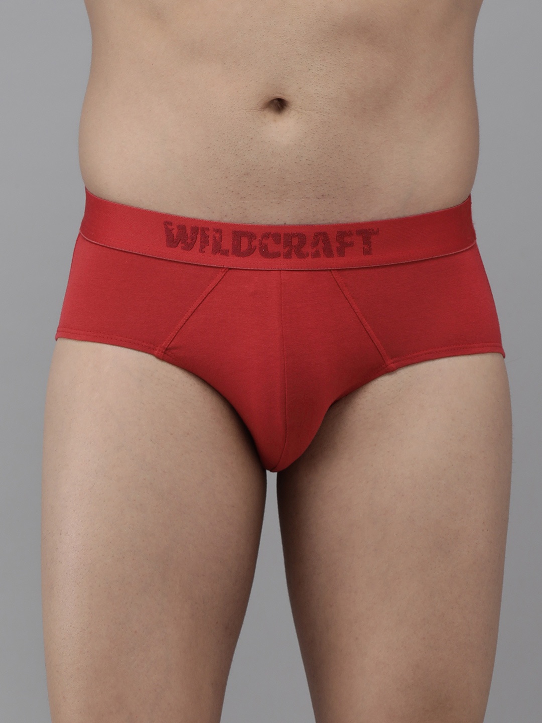 

Wildcarft Men Red Solid Antimicrobial Antiodour Briefs 8903338321620