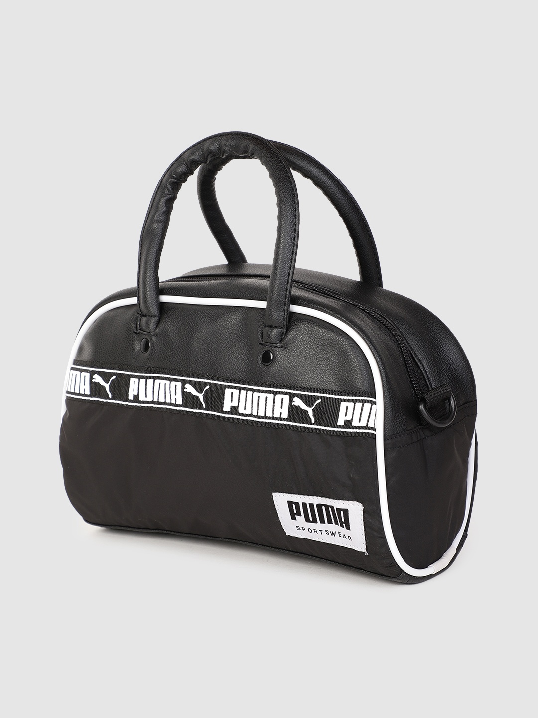 

Puma Unisex Black Printed Campus Mini Grip Bag