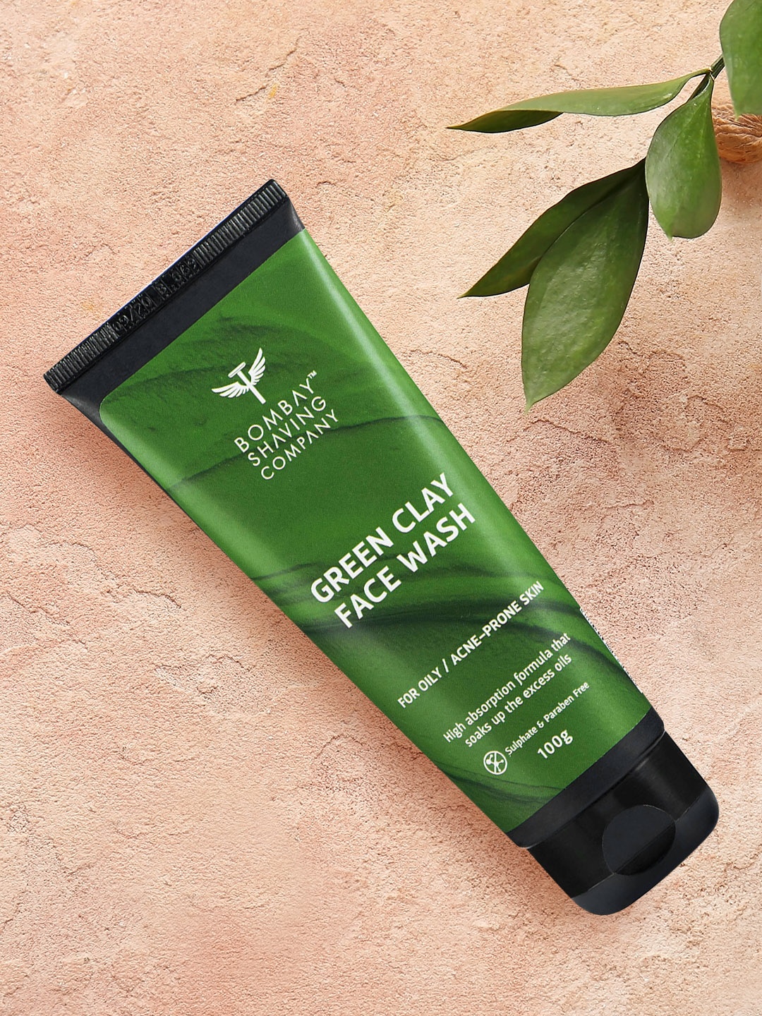 

Bombay Shaving Company Unisex Green Clay & Matcha Tea Face Wash - Pack of 2