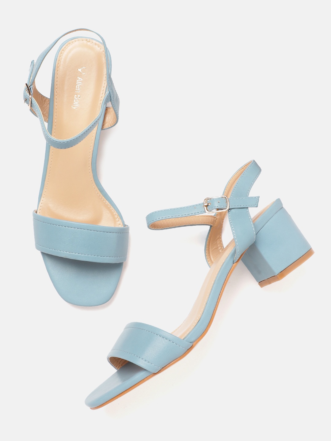 

Allen Solly Women Blue Solid Block Heels