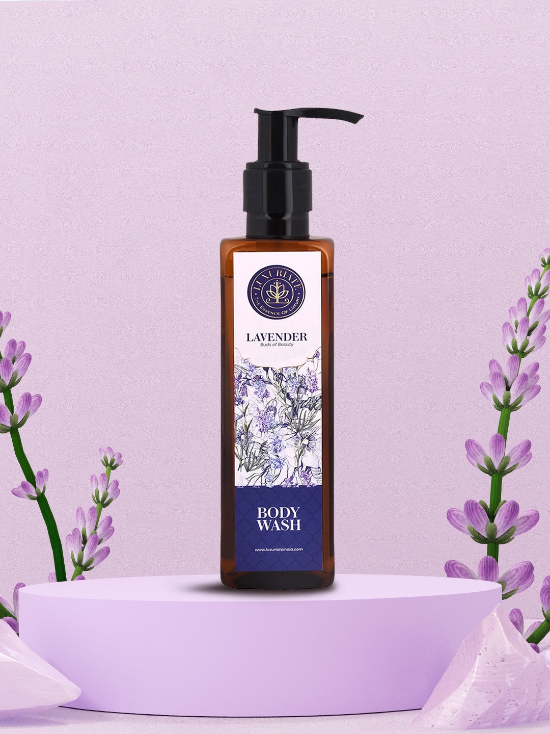

LUXURIATE Lavender Buds of Beauty Fresh Body Wash 200 ml, Blue