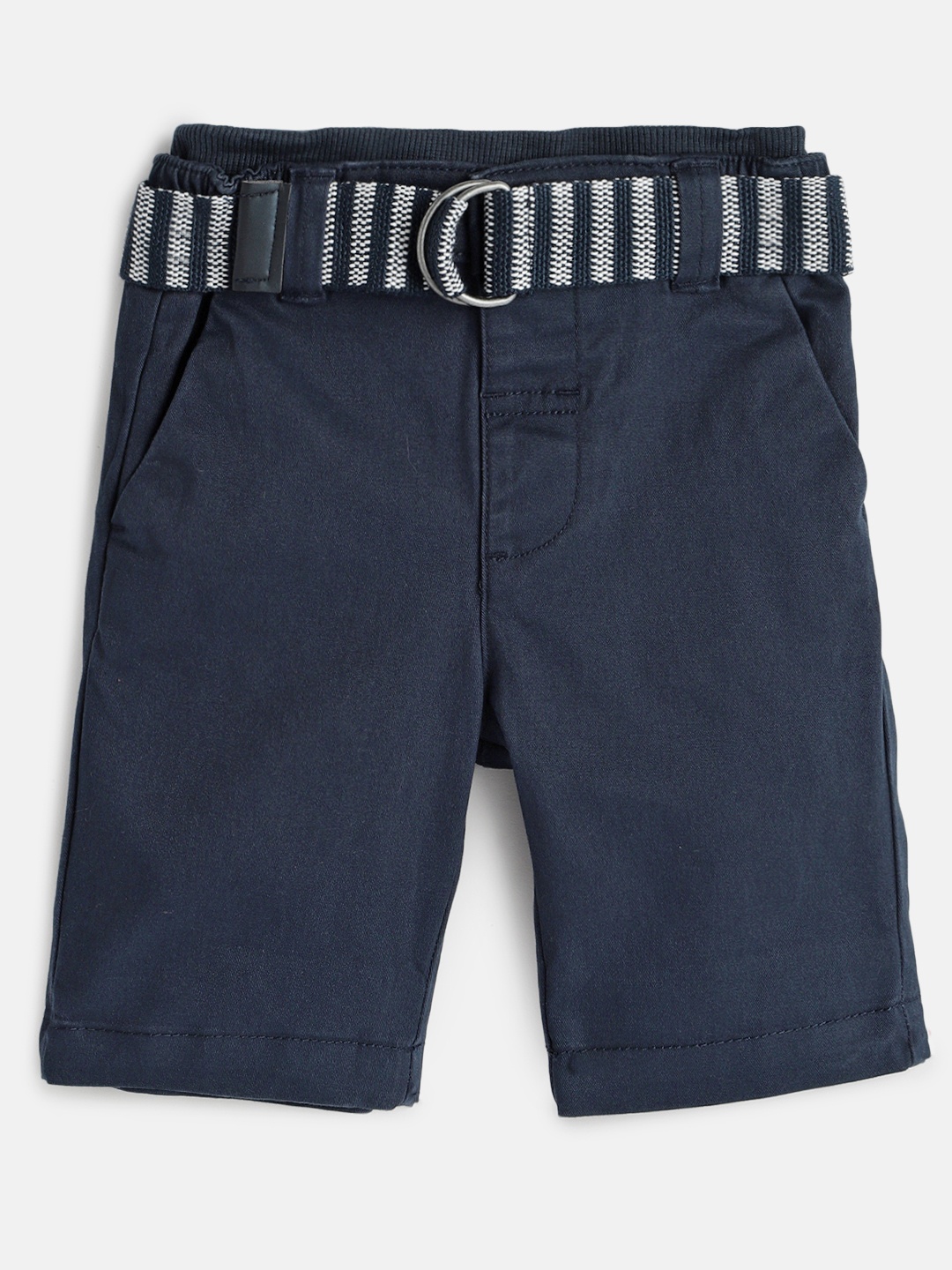 

mothercare Boys Navy Blue Solid Regular Fit Regular Shorts