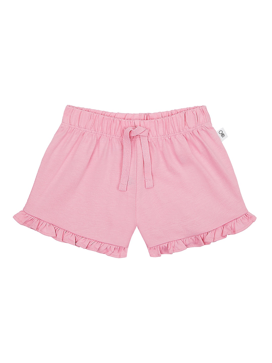 

mothercare Girls Pink Solid Regular Fit Pure Cotton Shorts