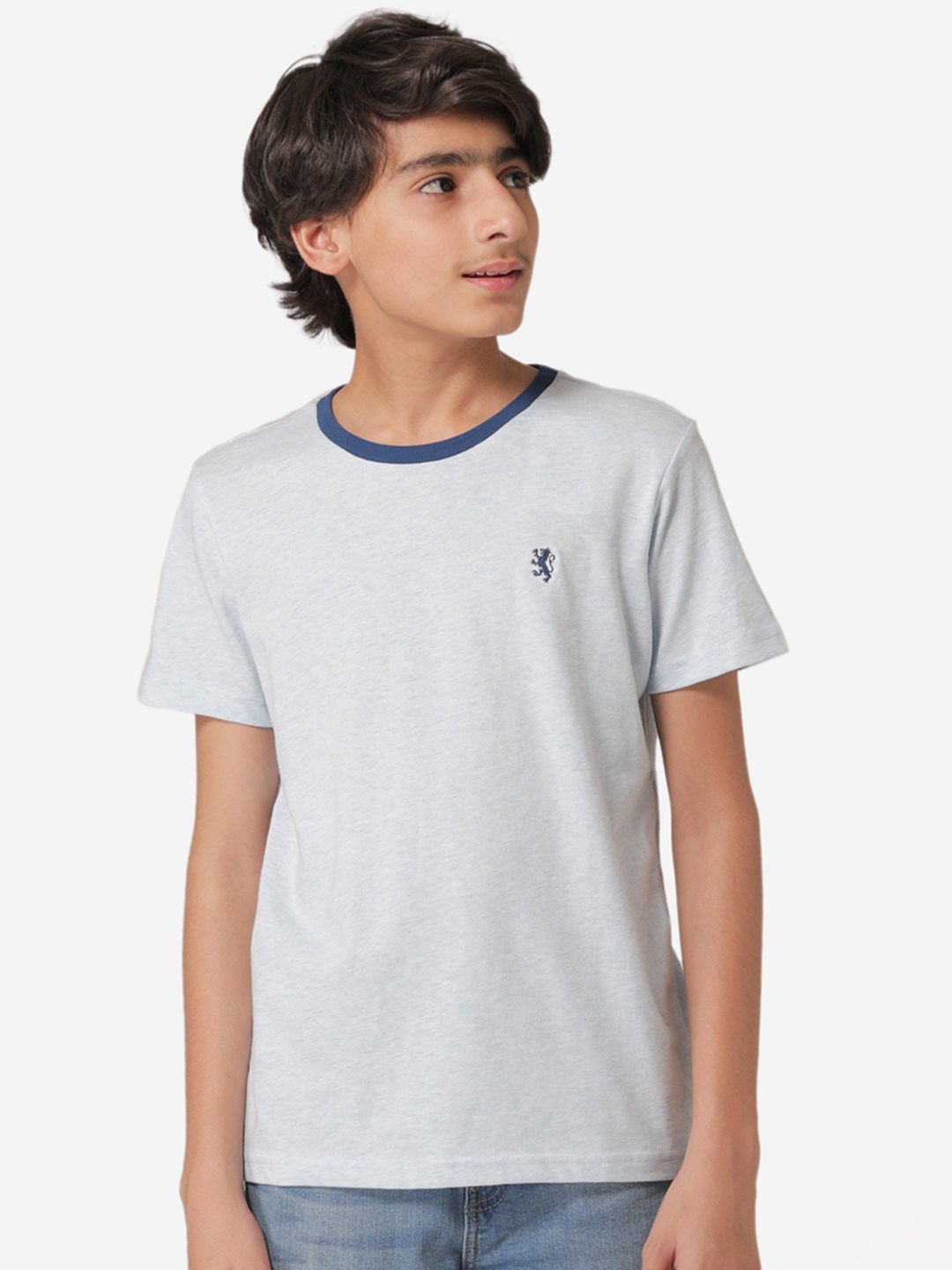 

Red Tape Boys Blue Solid Round Neck T-shirt