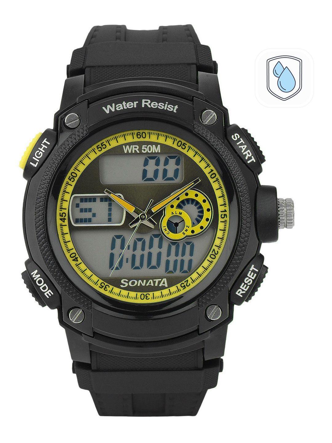 

Sonata Ocean Series Men Black Analogue & Digital Watch ND7989PP02J