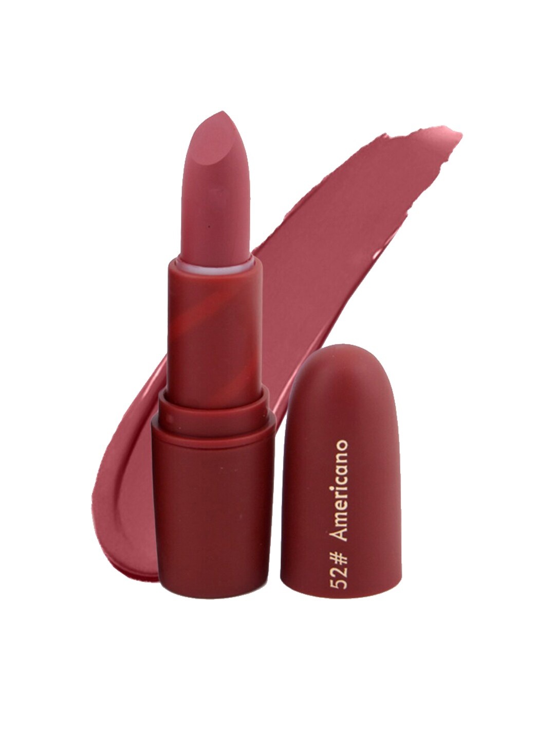 

MISS ROSE Creamy Matte Bullet Lipstick - Shade 52 Americano, Maroon