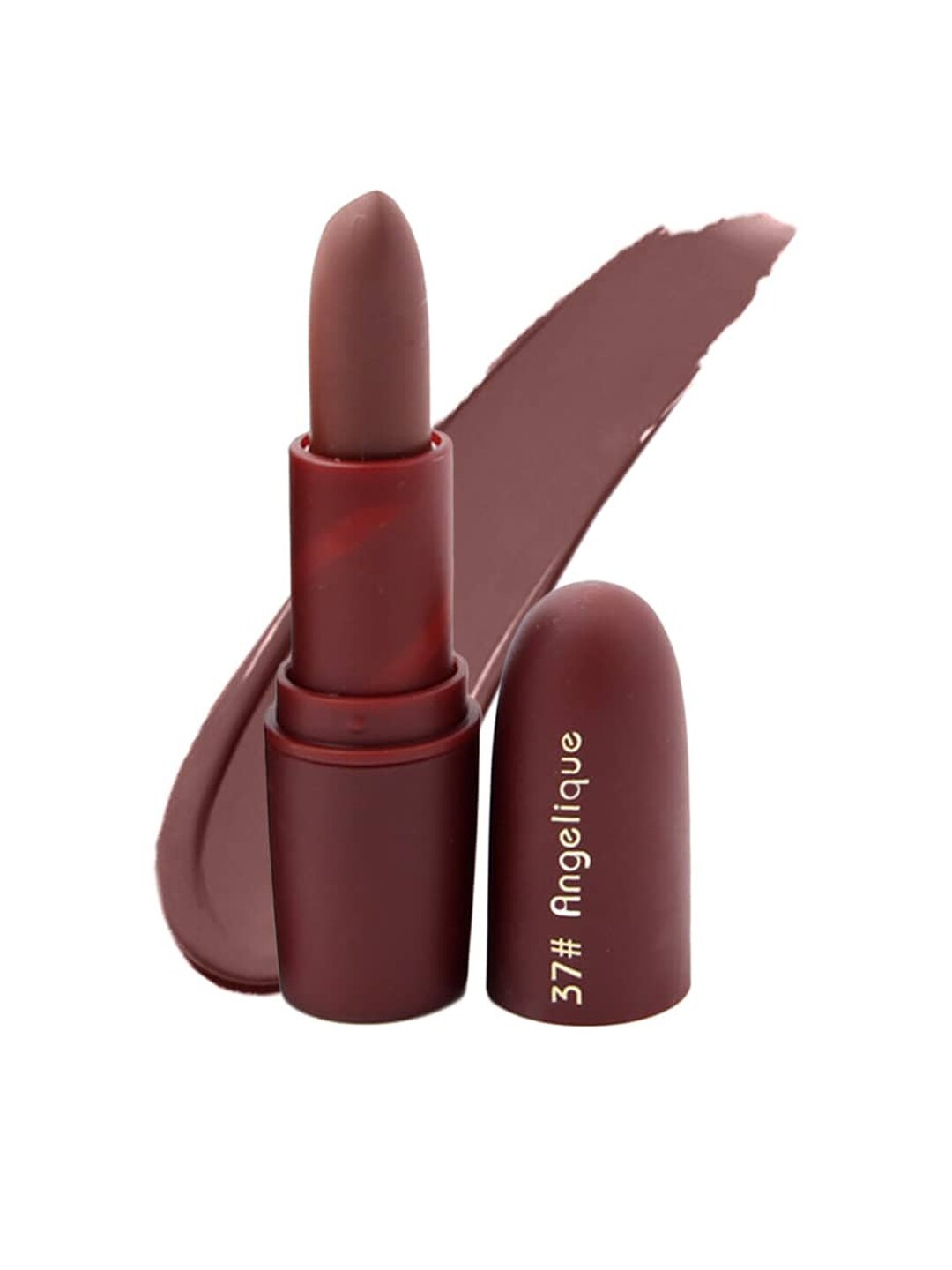 

MISS ROSE Creamy Matte Bullet Lipstick - Shade 37 Angelique, Purple