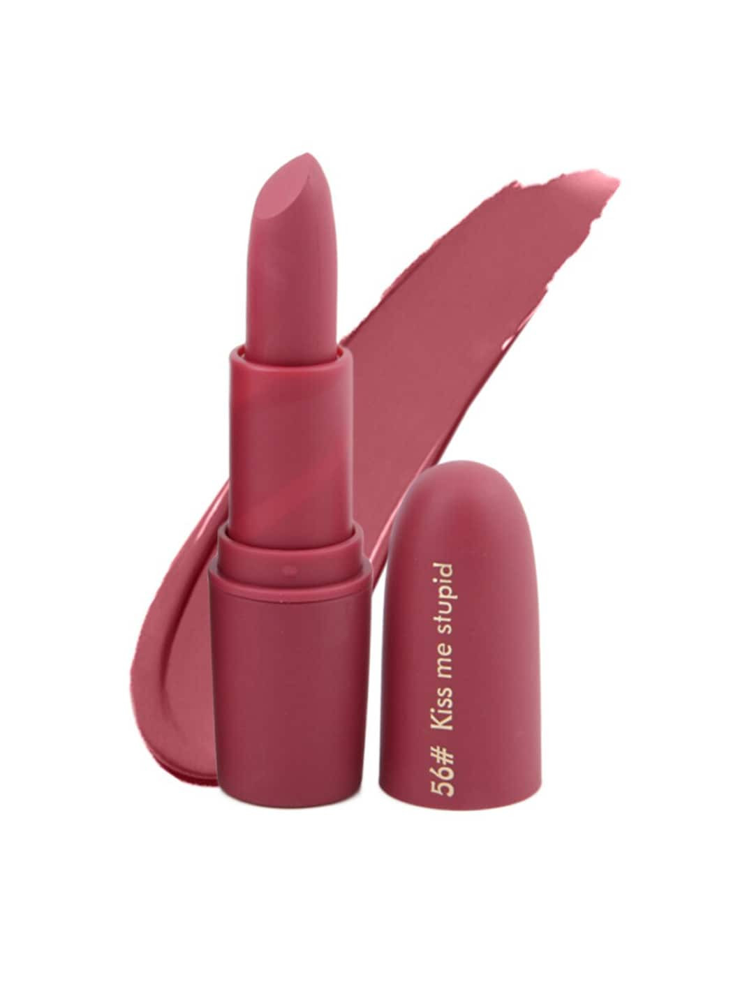 

MISS ROSE Creamy Matte Shade 56 Kiss Me Stupid Bullet LipStick, Nude
