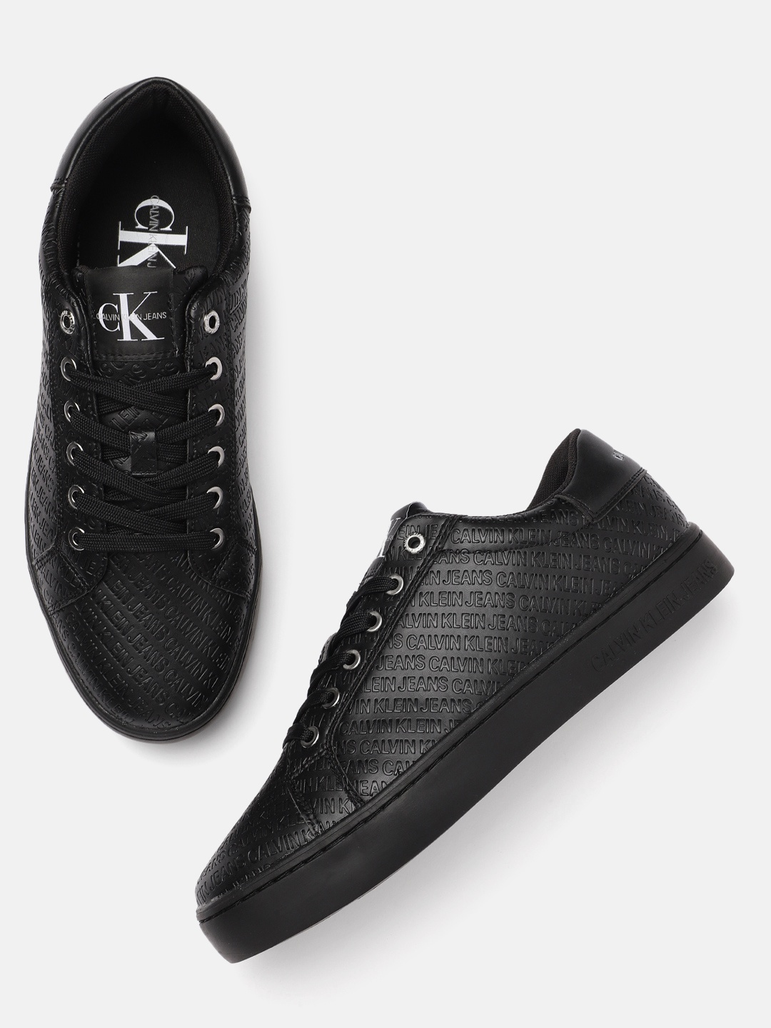 

Calvin Klein Men Black Solid CUPSOLE Sneakers