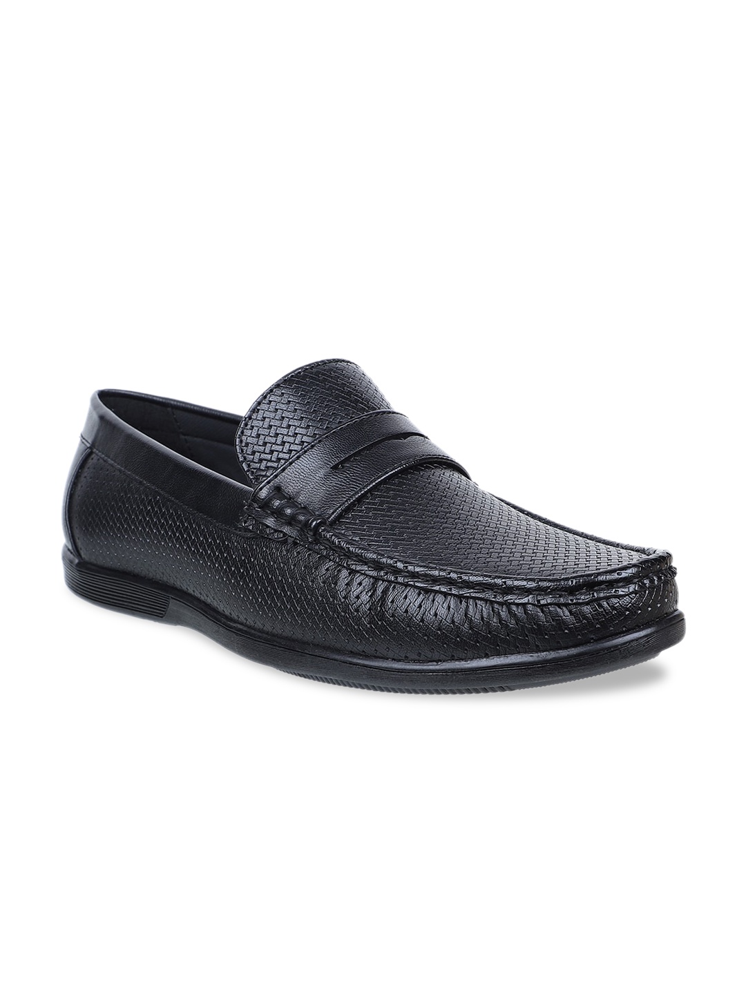 

Carlton London Men Black Loafers