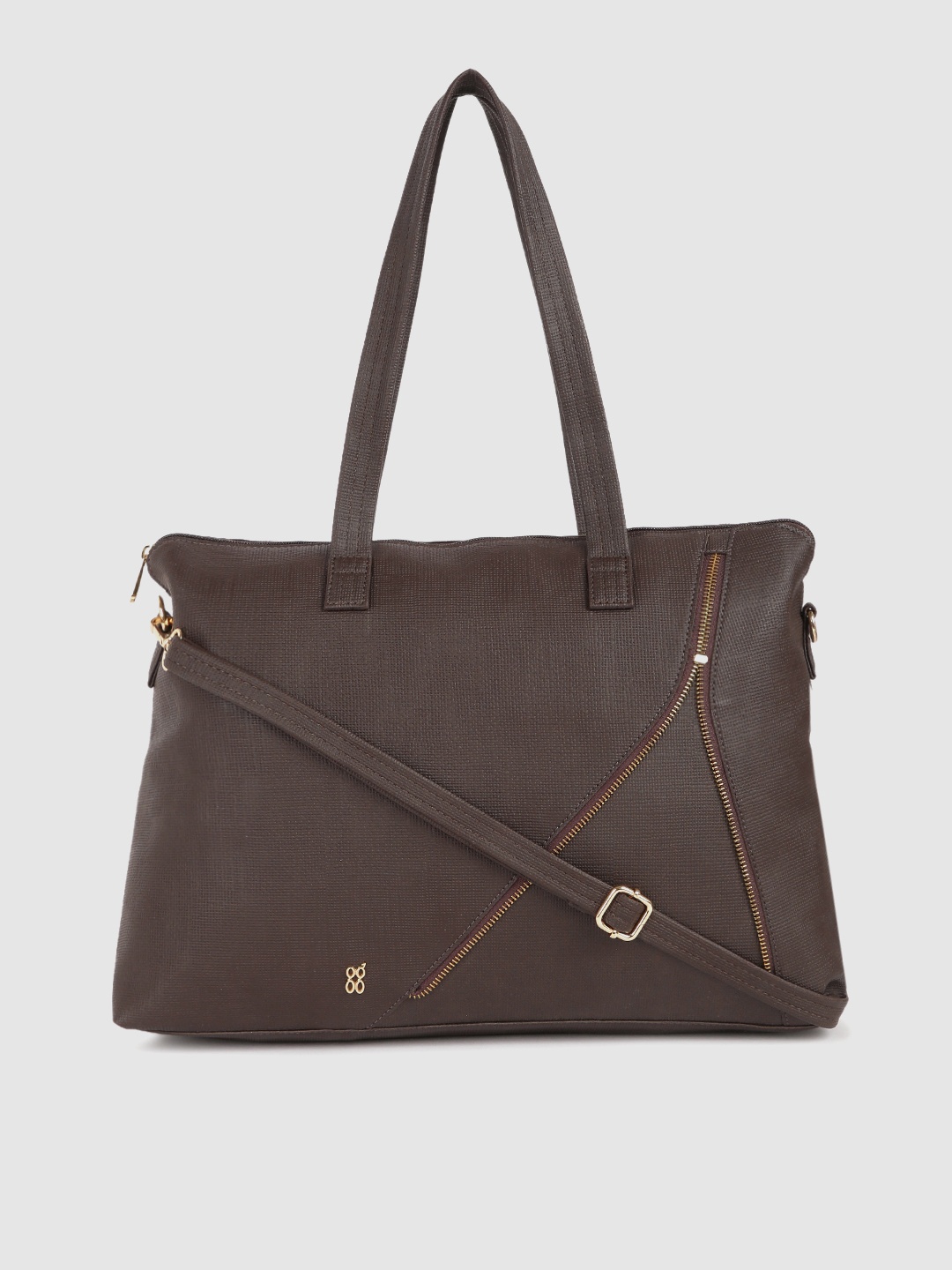 

Baggit Brown Solid Shoulder Bag