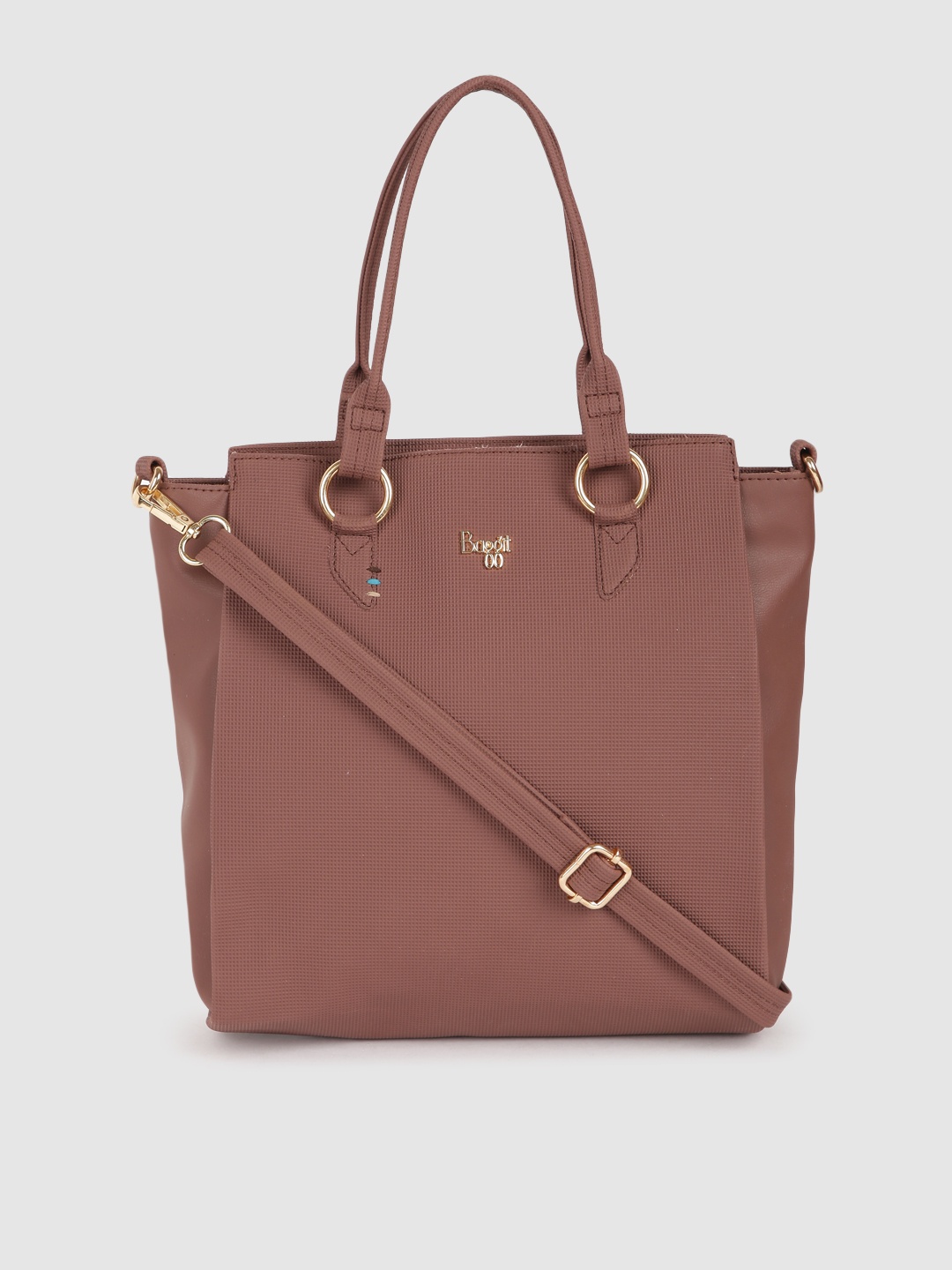

Baggit Brown Solid Handheld Bag