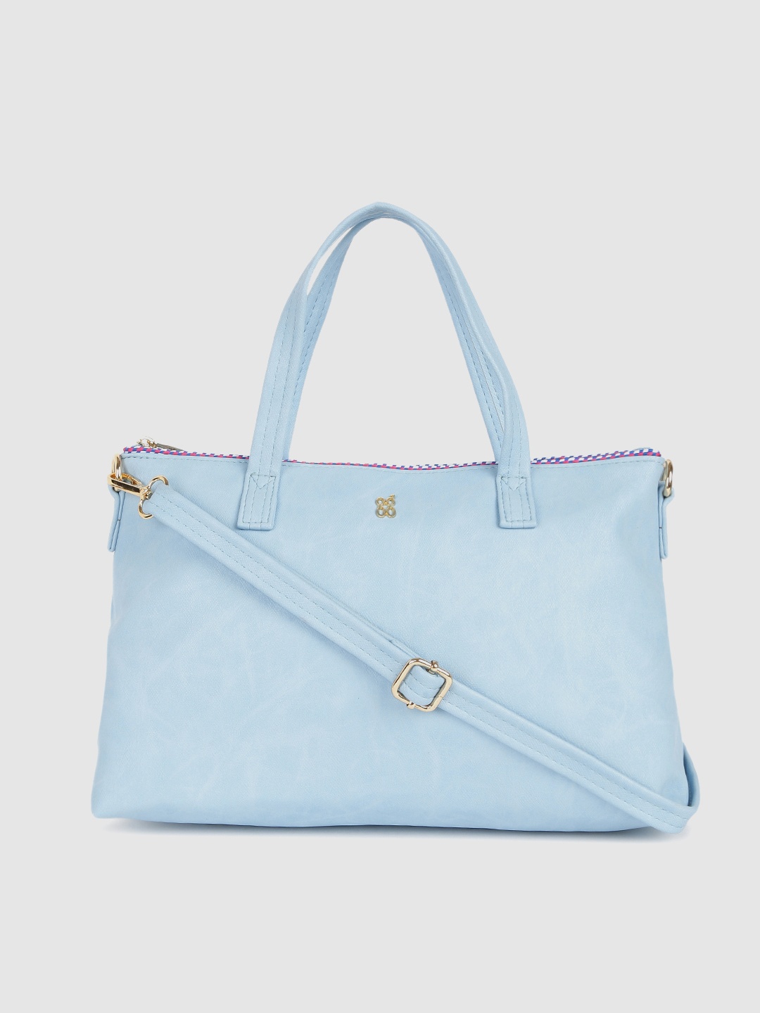 

Baggit Blue Solid Shoulder Bag
