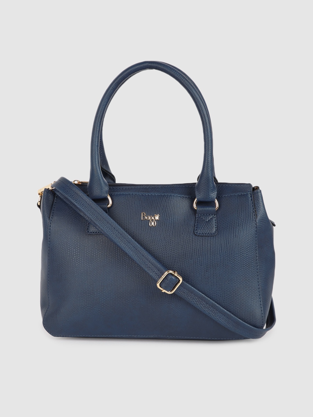 

Baggit Blue Textured Handheld Bag