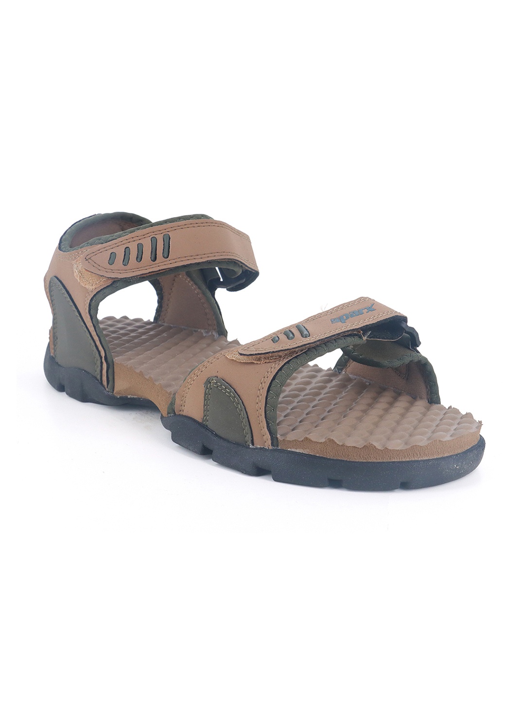 

Sparx Men Camel Brown Solid Sports Sandals