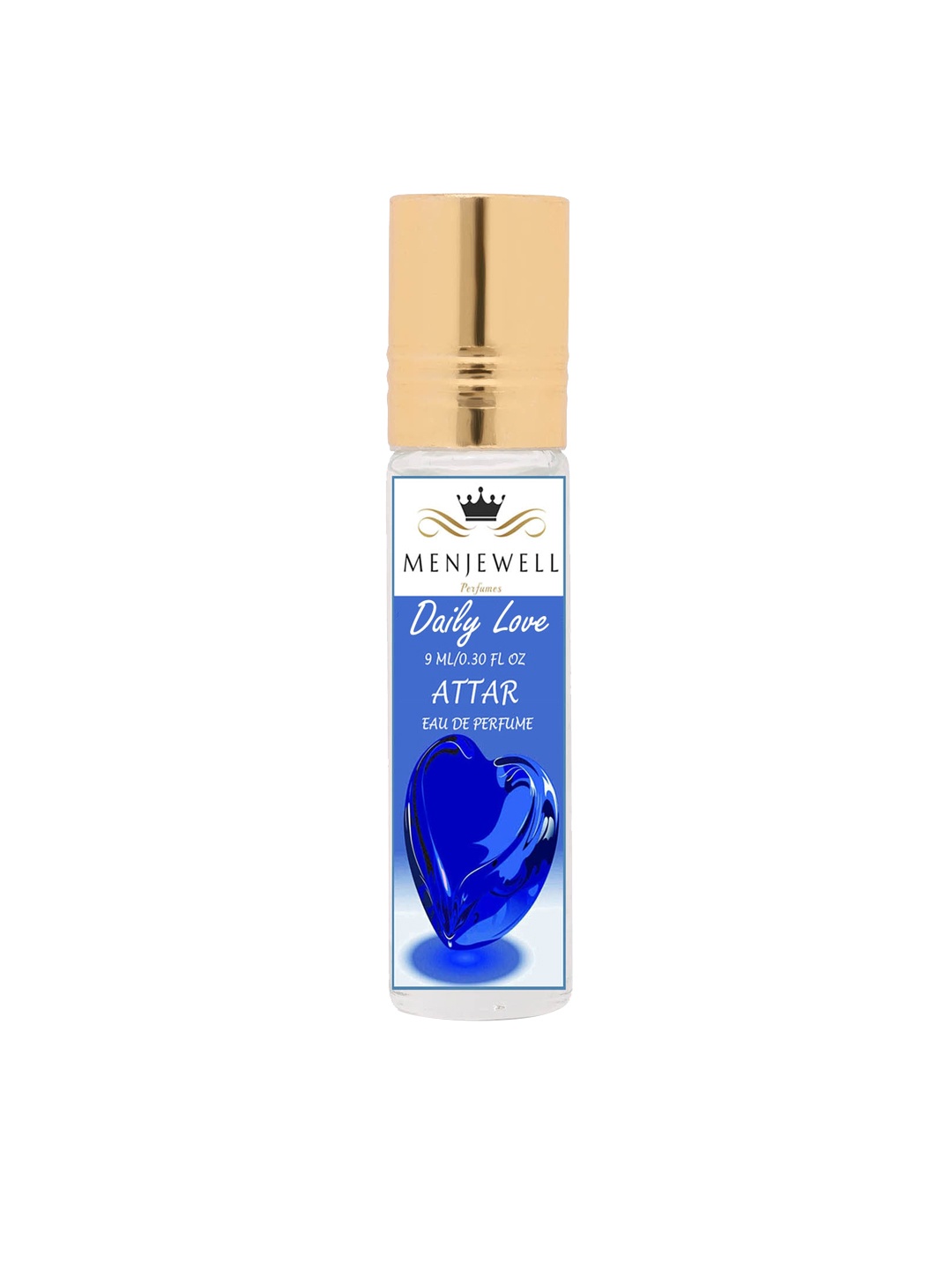 

Menjewell Fragrances Daily Love Long Lasting Attar 9 ml, Transparent
