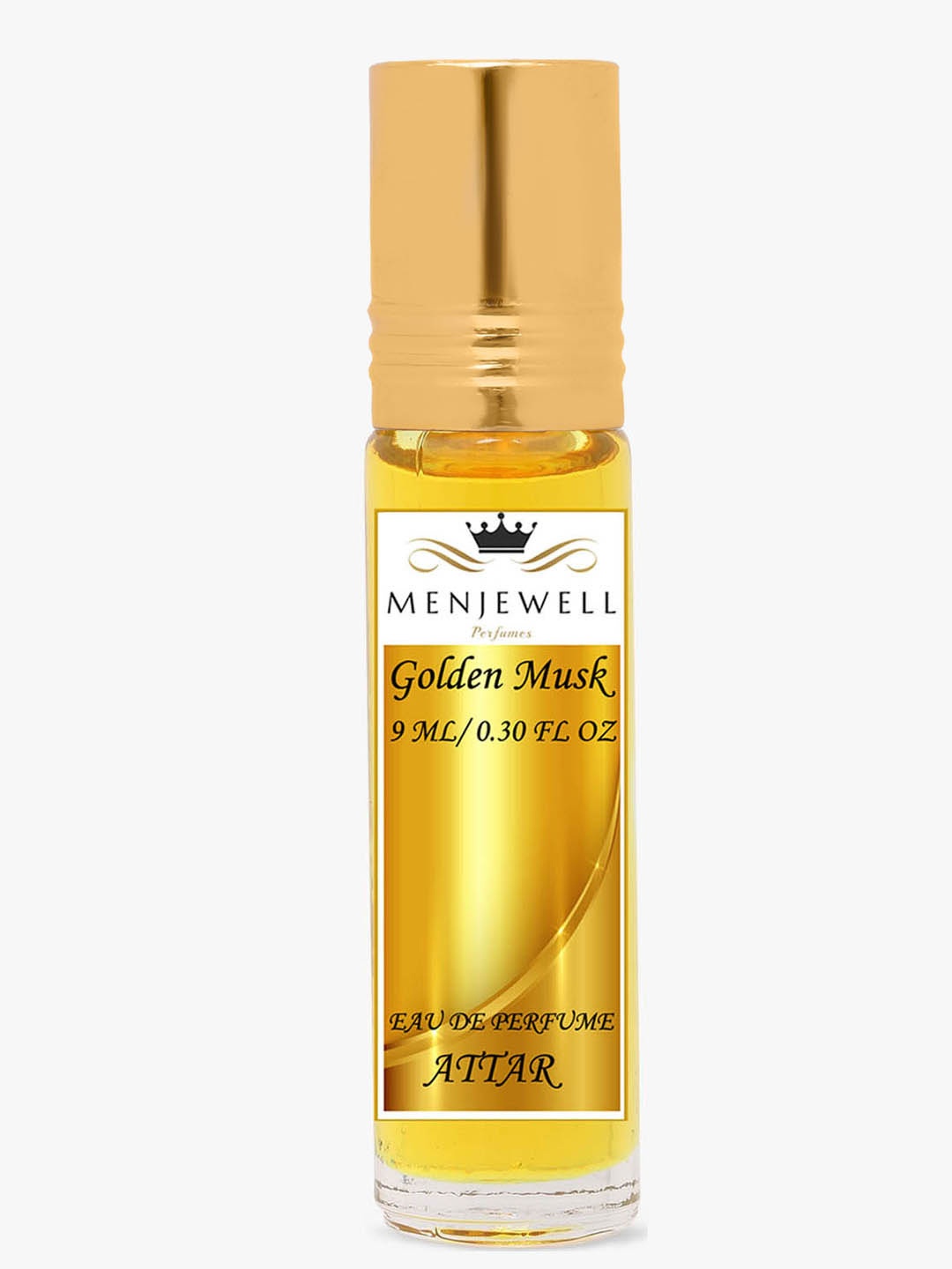 

Menjewell Fragrances Golden Musk Attar 9 ml, Transparent