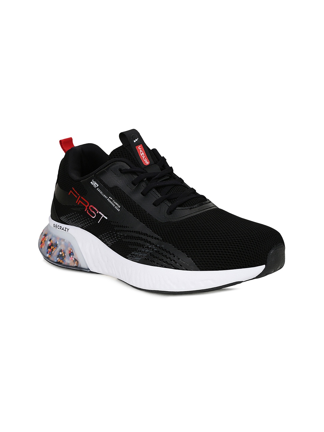 

Campus FIRST Men Lace-Up Running Shoes, Black