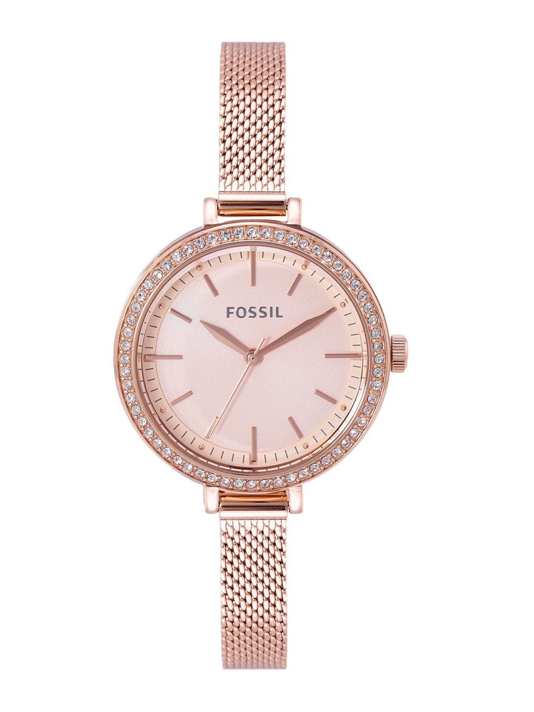 

Fossil Women Peach-Coloured Analogue Watch BQ3456