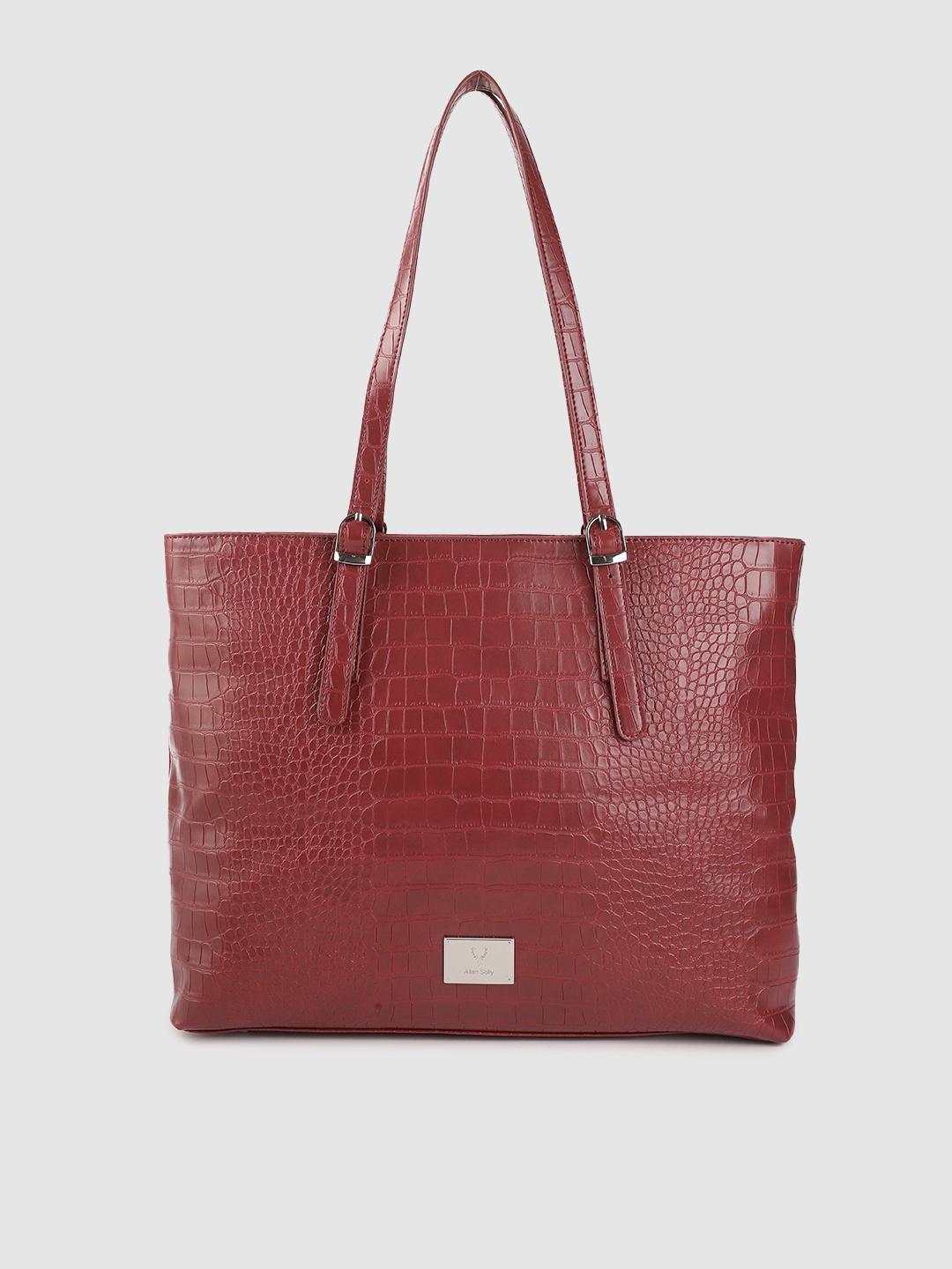 

Allen Solly Red Animal Textured Shoulder Bag