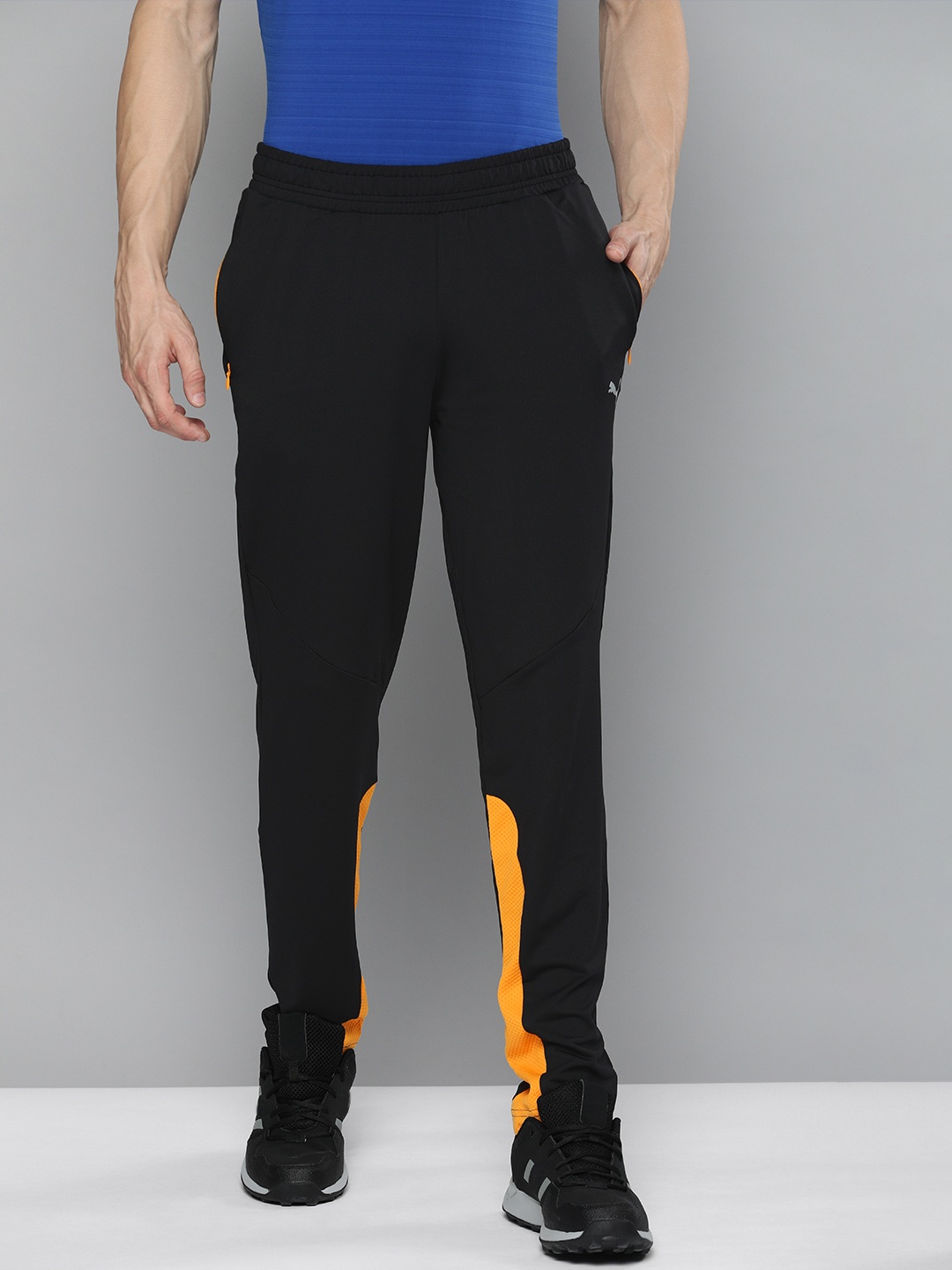 

one8 x PUMA Men Black DryCELL Track Pants