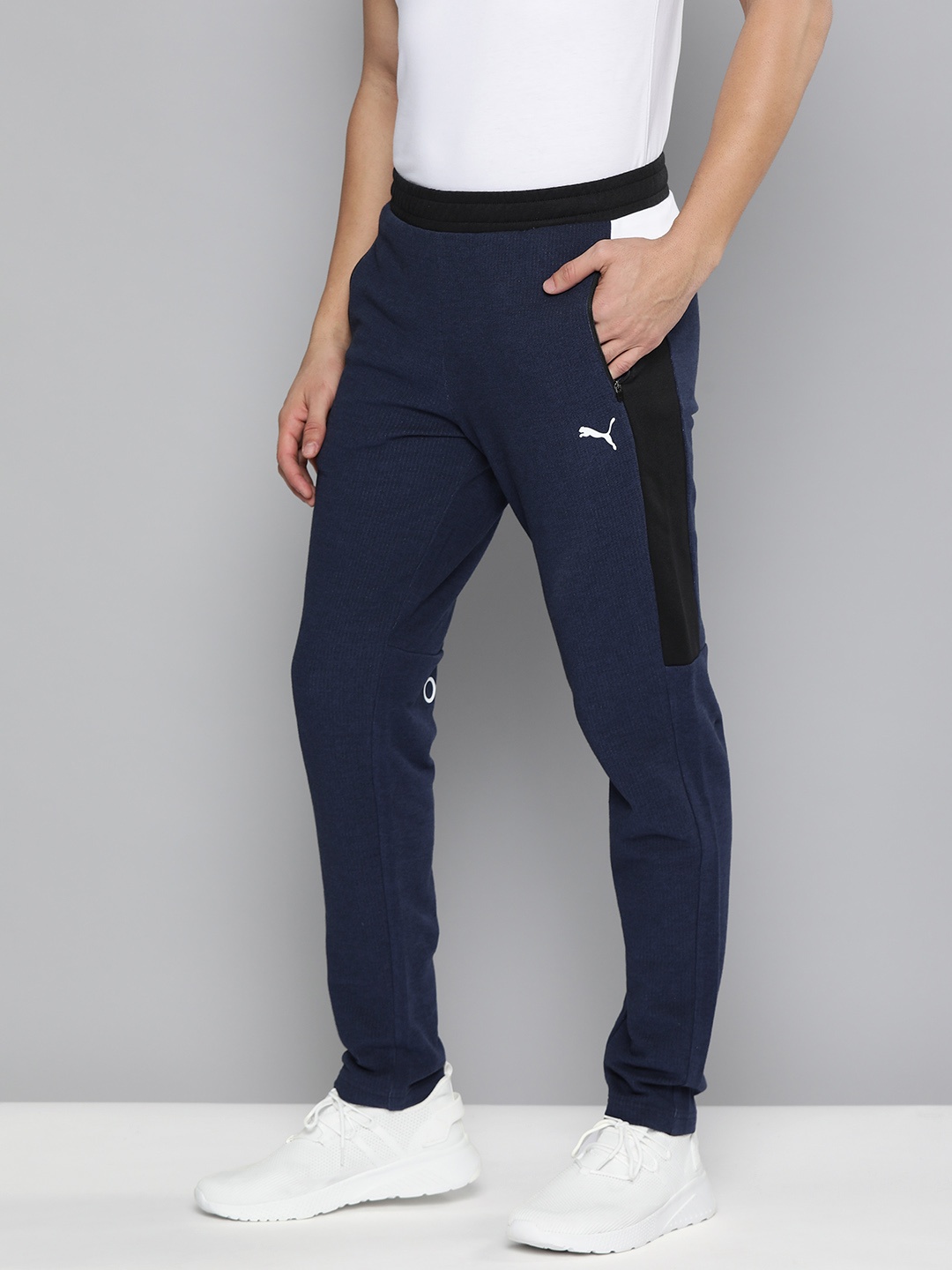 

one8 x PUMA Men Navy Blue Slim Fit VK OH Track Pants