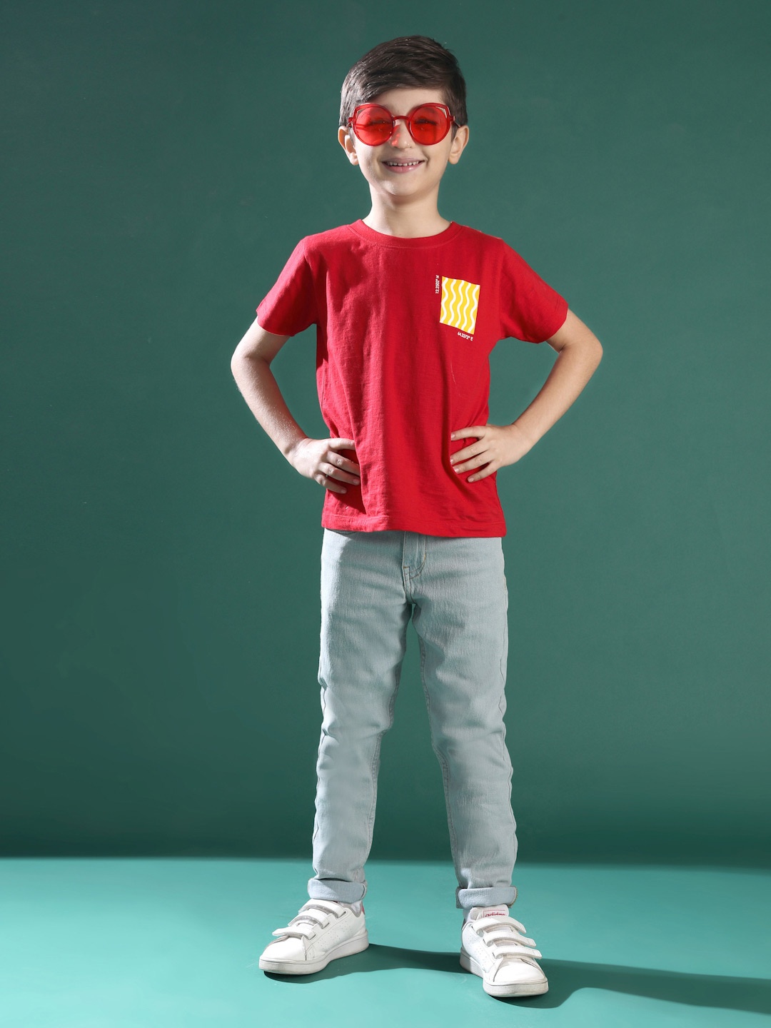 

TALES & STORIES Boys Blue Slim Fit Denim Jeans