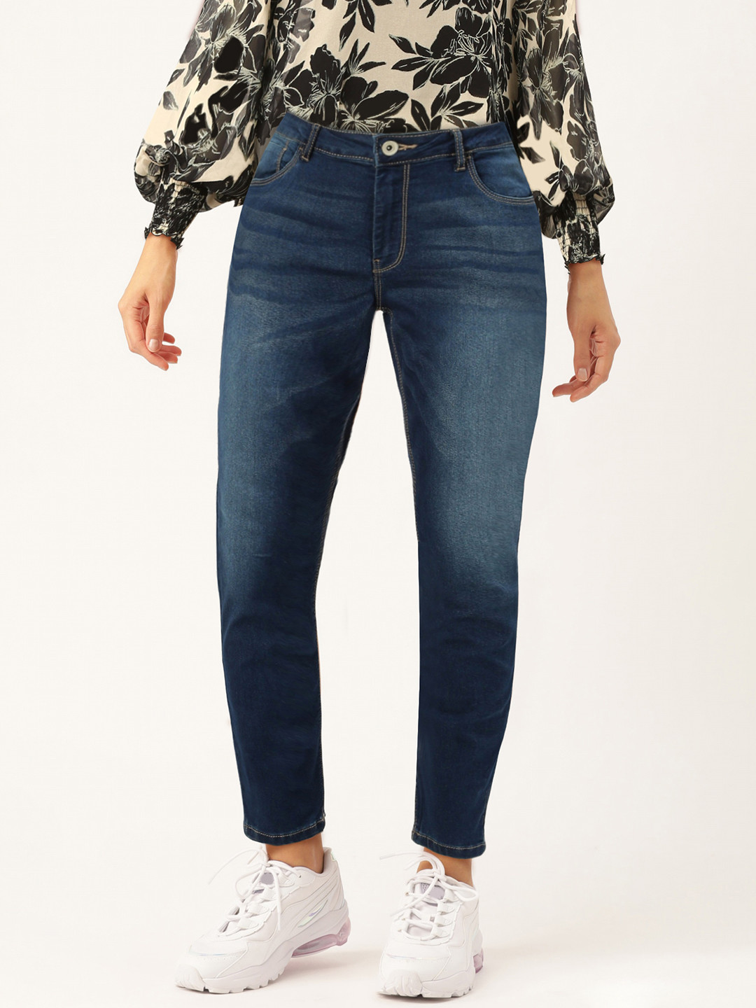

Flying Machine Women Blue Veronica Skinny Fit Mid-Rise Clean Look Stretchable Jeans