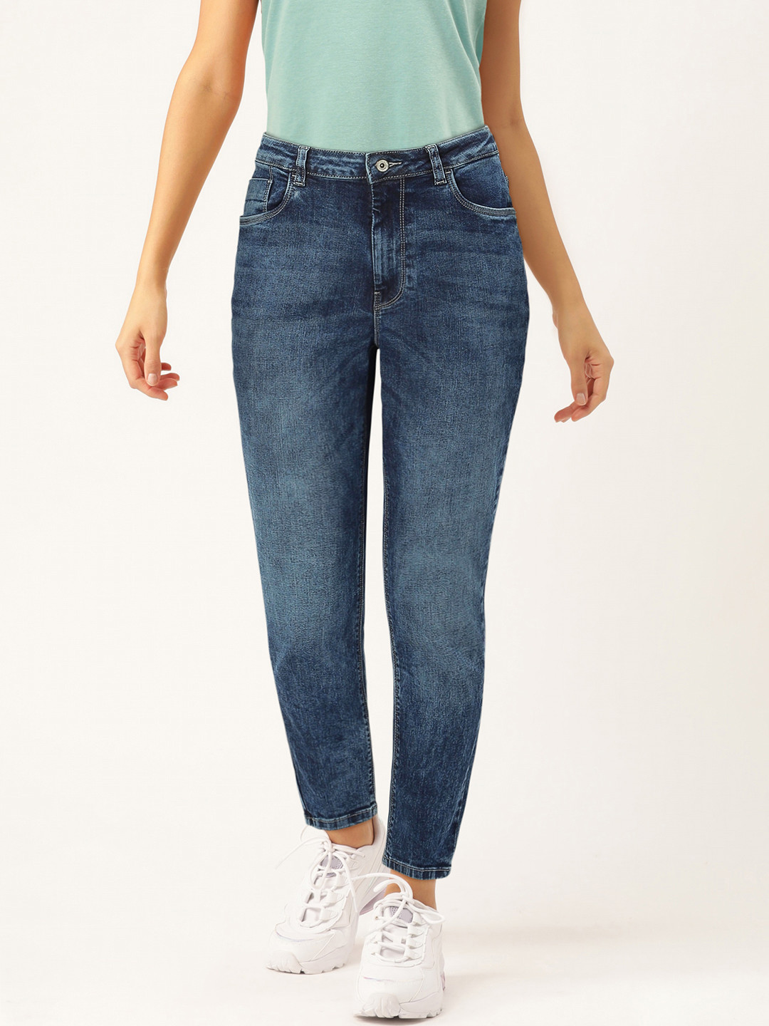 

Flying Machine Women Blue Veronica Skinny Fit High-Rise Clean Look Stretchable Jeans