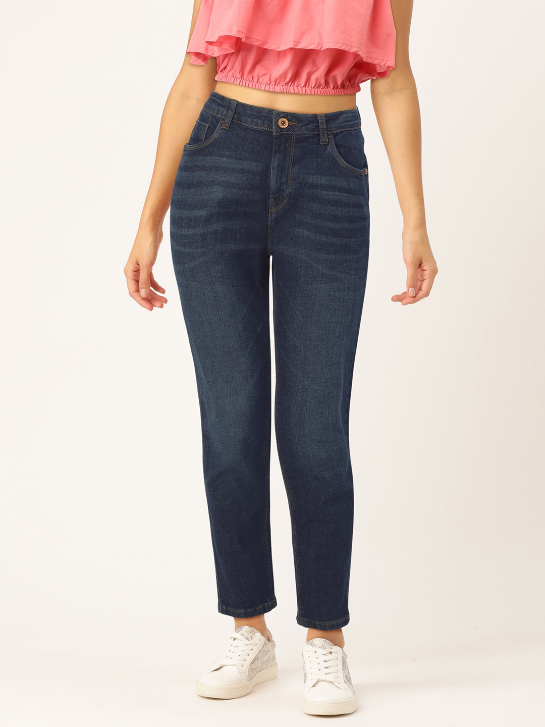 

Flying Machine Women Blue Veronica Skinny Fit Mid-Rise Clean Look Stretchable Jeans