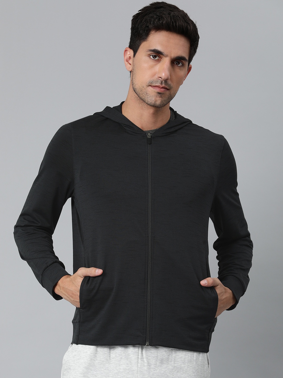 

Nike Yoga Dri-FIT Men's Full-Zip Jacket, Black